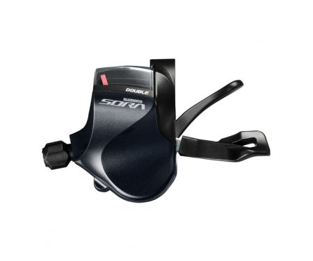 Shimano Sora SL-R3000 – Flatbar skiftegreb venstre – Dobbelt 9 speed Sort