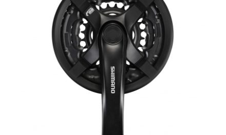 Shimano Tourney – Kranksæt FC-TY501 Sort Triple 48/38/28 tands – 170 mm pedalarme