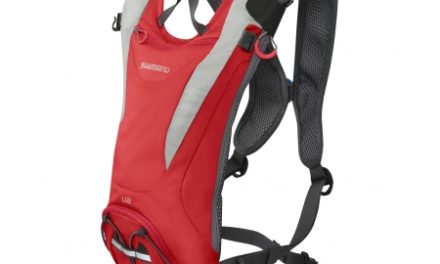 Shimano Unzen 2 – Rygsæk med vandbeholder – Rød/Hvid