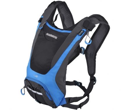 Shimano Unzen 2 – Rygsæk med vandbeholder – Sort/Blå