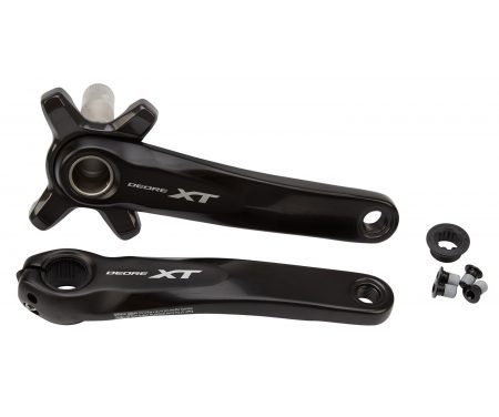 Shimano XT – Kranksæt FC-M8000-B – Sort Single uden klinge 180 mm Pedalarme