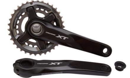 Shimano XT – Kranksæt FC-M8000 – Sort Double 34-24 tands – 2×11 gear – 175 mm Pedalarme