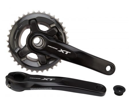 Shimano XT – Kranksæt FC-M8000 – Sort Double 36-26 tands – 2×11 gear – 175 mm Pedalarme