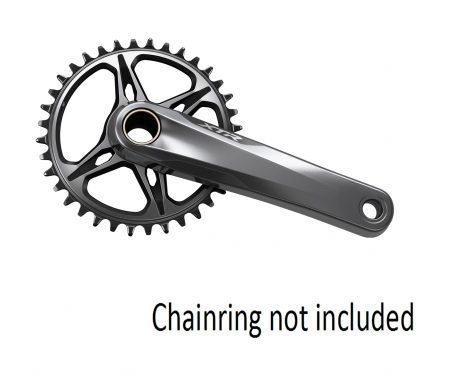 Shimano XTR – Kranksæt FC-M9100 – Sort Single uden klinge 170 mm Pedalarme