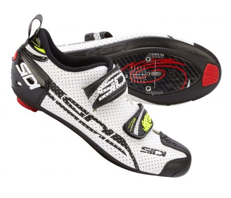 Sidi T-4 Air Carbon – Tri-cykelsko – Hvid/sort