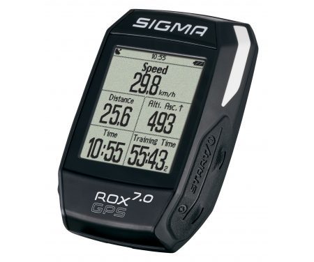 Sigma ROX 7.0 – Cykelcomputer med GPS – Sort – Strava kompatibel