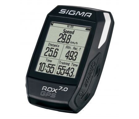 Sigma ROX 7.0 – Cykelcomputer med GPS – Sort – Strava kompatibel