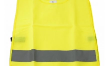 Sikkerhedsvest Point gul med refleks til børn 2-6 år