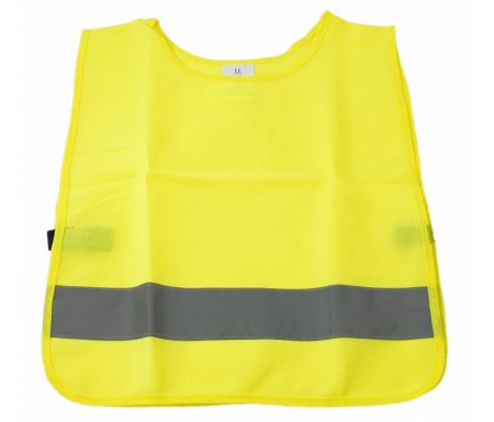 Sikkerhedsvest Point gul med refleks til børn 2-6 år