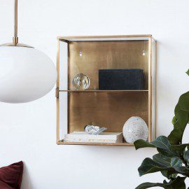 Skab fra House Doctor – Glass Messing fra House Doctor