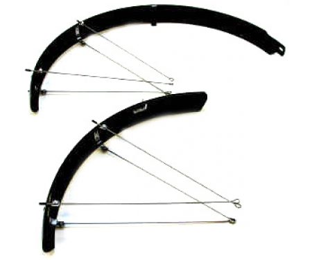 Skærmsæt 26" 58mm brede Sort