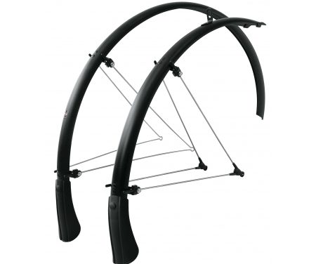 SKS Skærmsæt Bluemels 700c x 35 mm – Olympic Racer – matsort – inkl. stivere