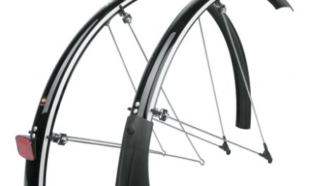 SKS Skærmsæt Bluemels 700c x 45 mm – sort – refleksstribe – inkl. stivere