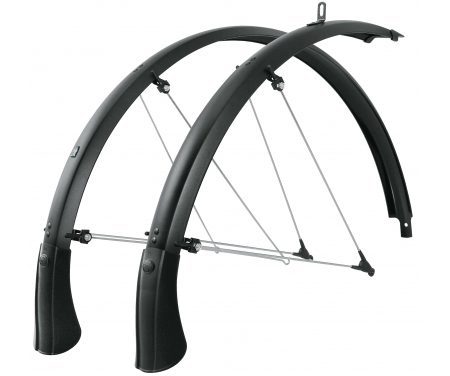 SKS Skærmsæt Bluemels 700c x 53 mm – Trekking – matsort – inkl. stivere