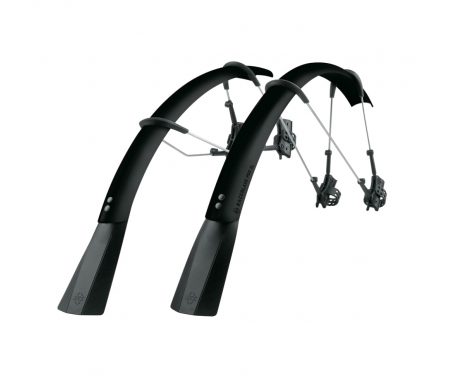 SKS Skærmsæt – Raceblade Pro – 700 mm x 25 mm – Matsort – Inkl. stivere