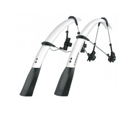 SKS Skærmsæt – Raceblade Pro 700 x 25mm – Hvid – Inkl. stivere