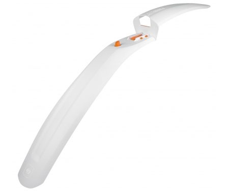 SKS Stumpskærm Shockboard XL – front – hvid – 26"/29"