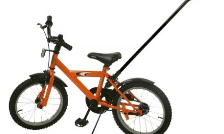 Skubbestang til børnecykel