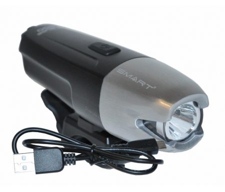 Smart Suburb 800 – Forlygte USB – 800 Lumen – m/holder