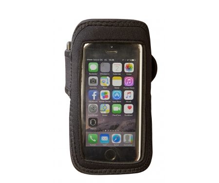 Smartphone Løbearmbånd – 13,5 x 8 cm – Sort