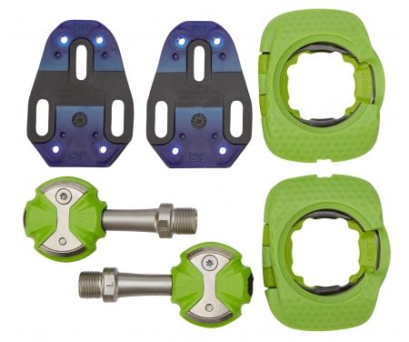 Speedplay Zero Stainless – Racerpedaler – Walkable – Grøn