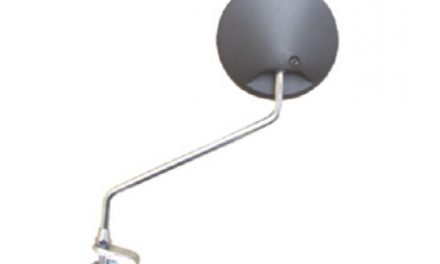 Spejl universal chrom/sort.