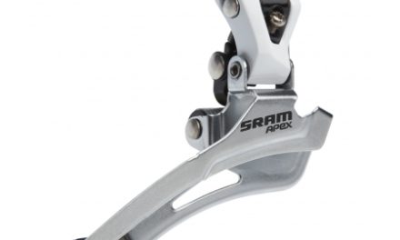 Sram Apex forskifter – 2 x 10 gear til pålodning – Hvid