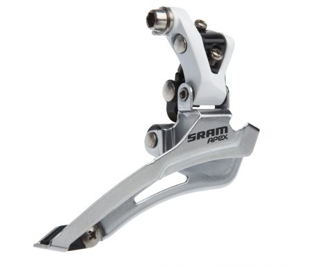 Sram Apex forskifter – 2 x 10 gear til pålodning – Hvid