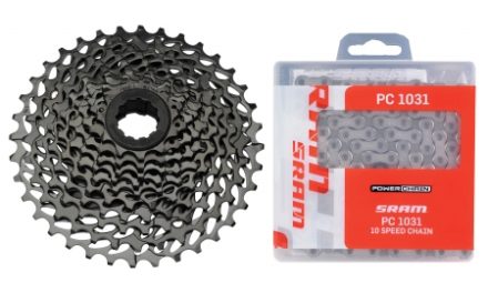 Sram sampak 10 gear – 11-36T – MTB PG-1020 kassette og PC1031 Kæde