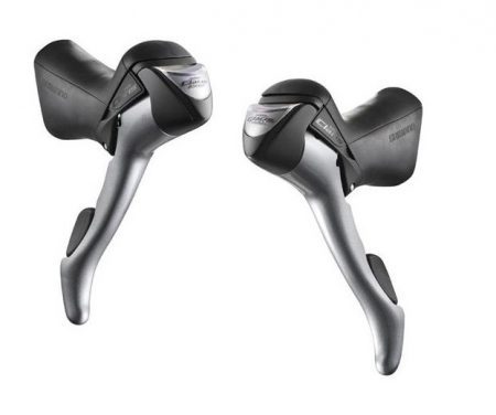 STI grebsæt Shimano Claris 2 x 8 gear med kabler og kabelstop