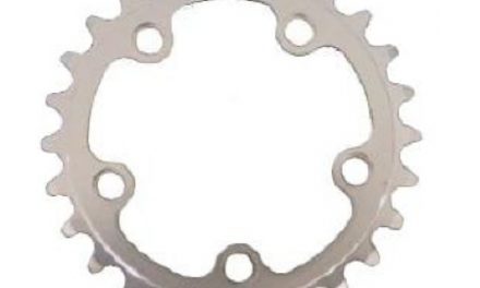 Stronglight klinge – 34 tands – ø74mm – 5 huller – 9/10 speed – Dural alu – Sølv