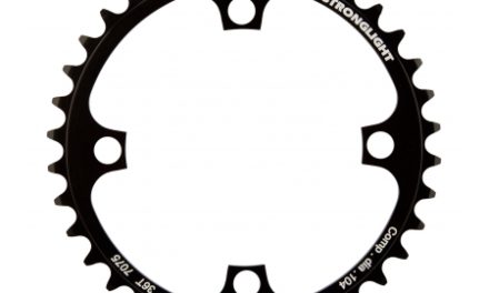 Stronglight klinge – 36 tands – ø104mm – 4 huller – 10 speed – Zicral T6 Alu – Sort