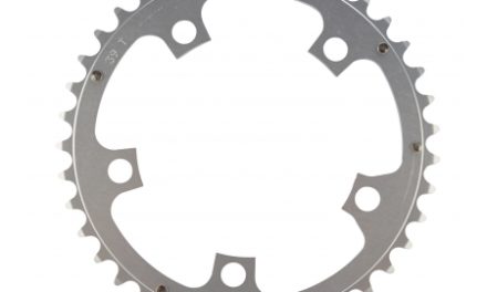 Stronglight klinge – 39 tands – ø110 – 5 huller – 9/10 speed – Dural alu – Sølv