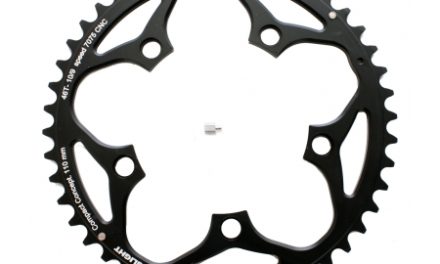 Stronglight klinge – 50 tands – ø110 – 5 huller – 9/10 speed – Zicral alu – Sort