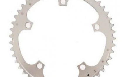 Stronglight klinge – 53 tands – ø135 – 5 huller – 9/10 speed – Zicral alu – Sølv