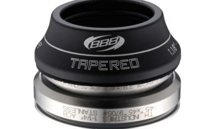 Styrfittings BBB BHP-45 Integreret Twin Size Sort