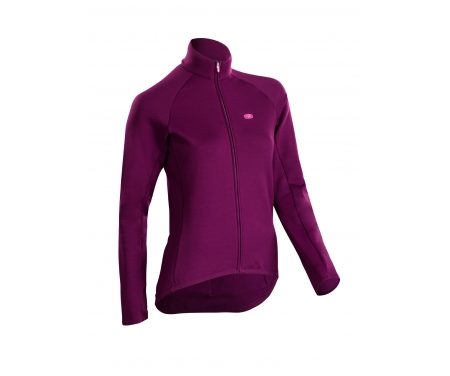 SUGOi Classic – Langærmet cykeltrøje til dame – Blommefarvet