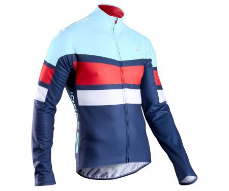 SUGOi Evolution Pro – Langærmet jersey – sort/blå/rød