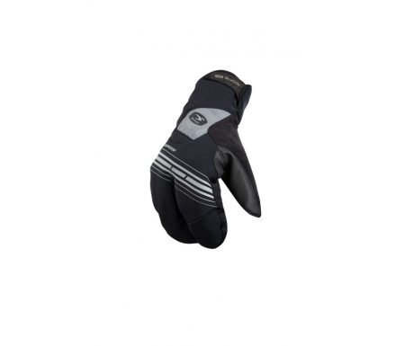 SUGOi Zap SubZero Split Glove – Isoleret cykelhandske – Sort