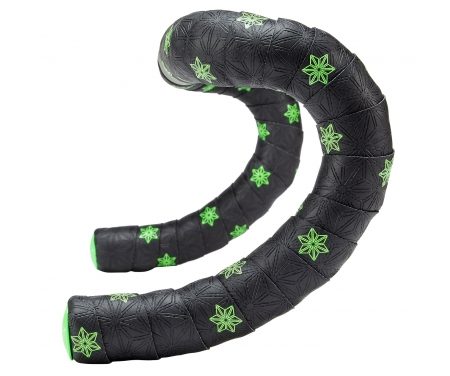 Supacaz Super Sticky Kush Galaxy – Styrbånd – Sort/Neon grøn