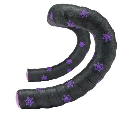 Supacaz Super Sticky Kush Galaxy – Styrbånd – Sort/Neon lilla