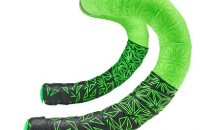 Supacaz Super Sticky Kush Star Fade – Styrbånd – Sort/Neon grøn