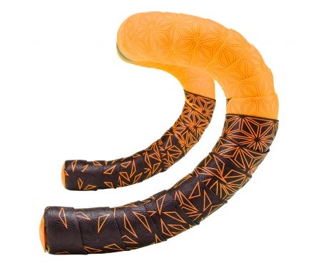 Supacaz Super Sticky Kush Star Fade – Styrbånd – Sort/Neon orange