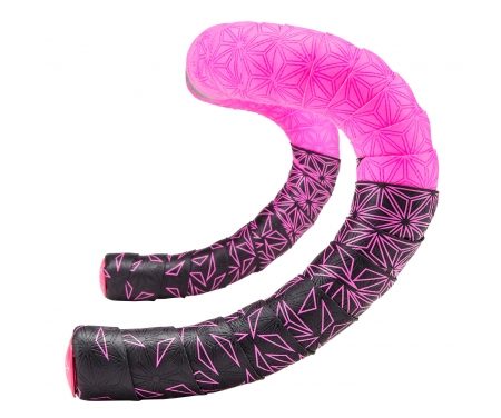 Supacaz Super Sticky Kush Star Fade – Styrbånd – Sort/Neon pink