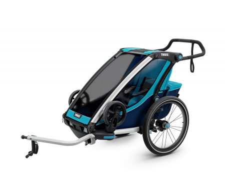 Thule Chariot Cross 1 – Multisportstrailer til 1 barn – Sort/Blå
