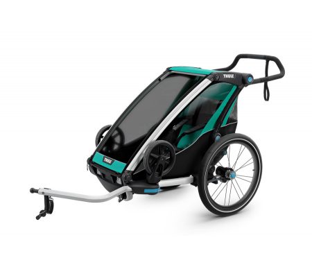 Thule Chariot Lite 1 – Multisportstrailer til 1 barn – Sort/Grøn