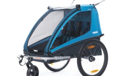Thule Coaster XT – Cykeltrailer til 2 børn – Sort/Turkis