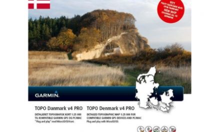 Topografiskkort Danmark Garmin v4 Pro MicroSD kort