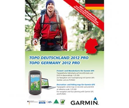 Topografiskkort Tyskland Garmin
