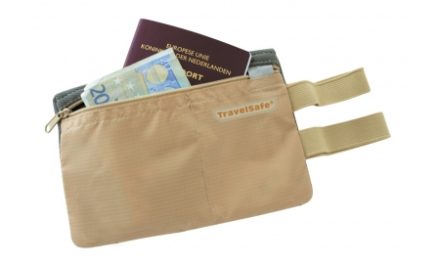 TravelSafe Citysafe – Pung til bælte – Sandfarvet